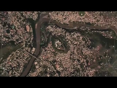 Проверка земли с высоты более 3000 м с помощью камеры высокой четкости 30X