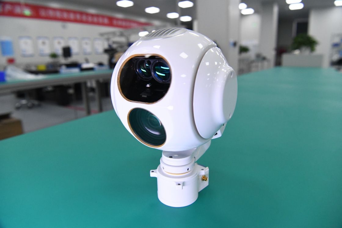 Трехосная камера 12V карданного подвеса UAV дальномера датчика и лазера EO Electro оптическая
